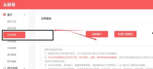 头条怎么发布美图图片,如何利用头条发布令人惊艳的美图